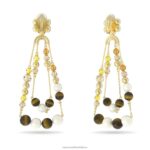 somnia visiace náušnice luster, viacfarebný, pozlátený B8ZNT823 Swarovski šperky - Image 4