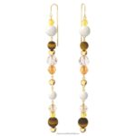 somnia visiace náušnice viacfarebné, pozlátené B8ZNT839 Swarovski šperky - Image 3