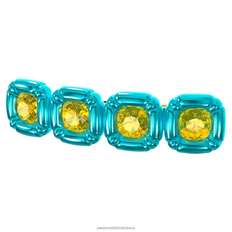 sponka_do_vlasov_vankusovy_strih_modra_pozlatena_b8znt1479_swarovski_prislusenstvo.jpg sponka do vlasov vankúšový strih, modrá, pozlátená B8ZNT1479 Swarovski príslušenstvo - Image 1