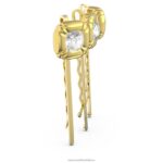 sponka do vlasov vankúšový strih, zlatý tón, pozlátený B8ZNT1475 Swarovski príslušenstvo - Image 3