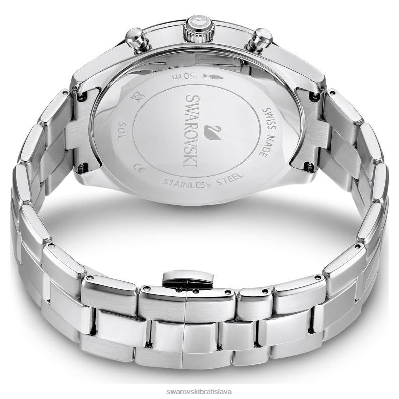 športové hodinky octea lux švajčiarska výroba, kovový náramok, modrý, nehrdzavejúca oceľ B8ZNT1246 Swarovski príslušenstvo - Image 3