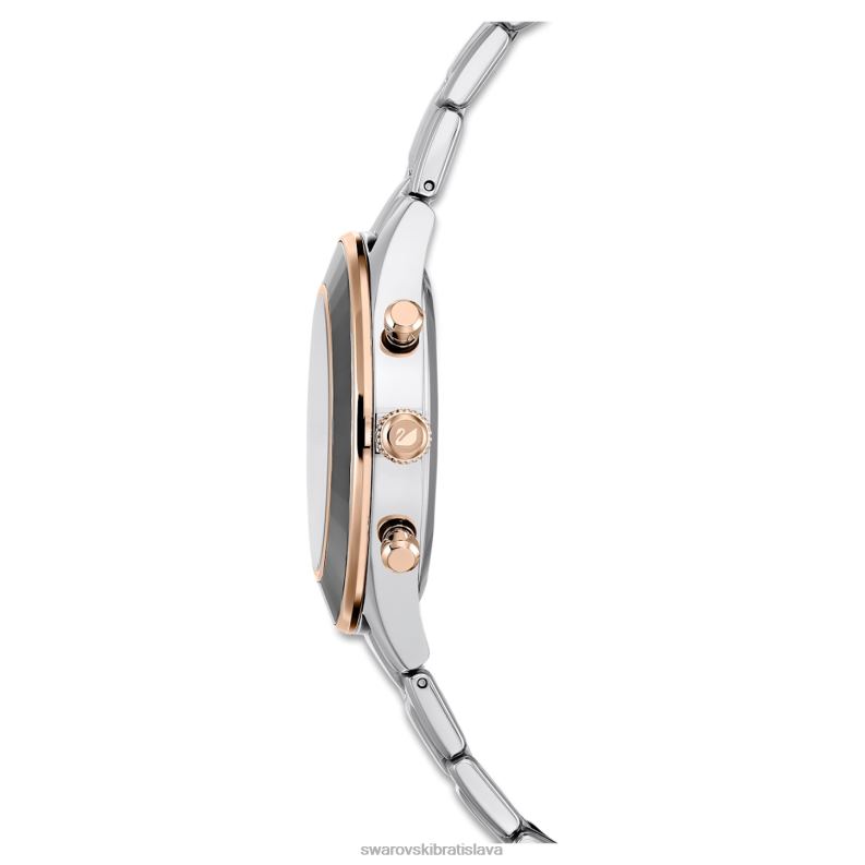 športové hodinky octea lux švajčiarska výroba, kovový náramok, strieborný tón, nehrdzavejúca oceľ B8ZNT1192 Swarovski príslušenstvo - Image 8