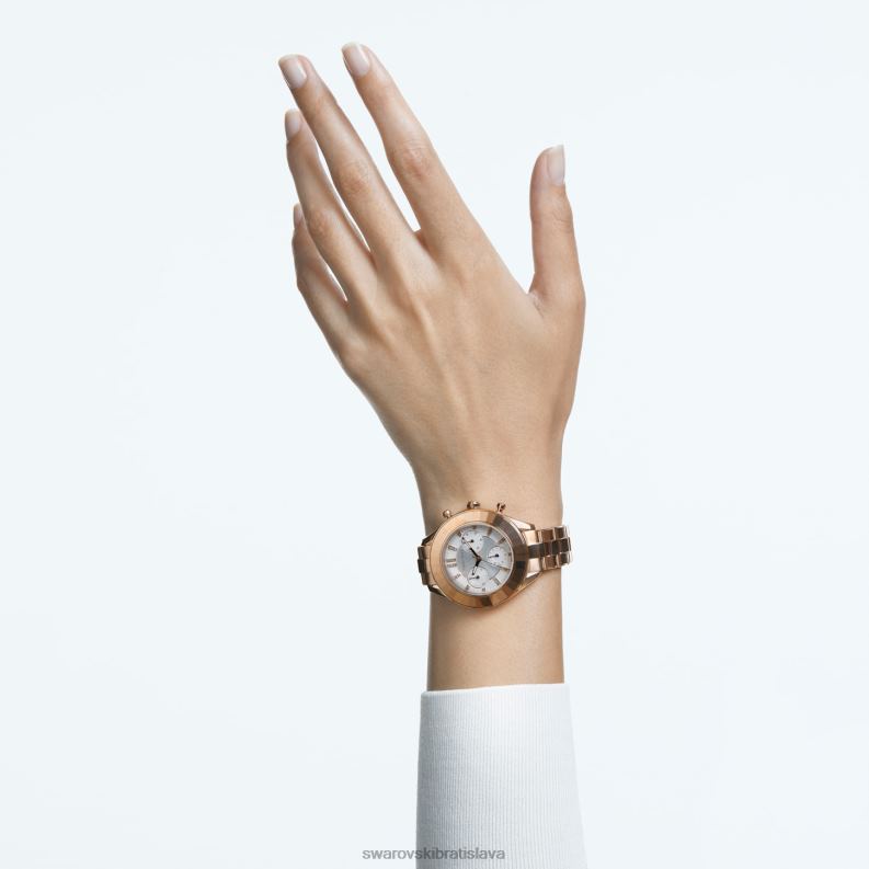 športové hodinky octea lux švajčiarska výroba, kovový náramok, tón ružového zlata, povrchová úprava v tóne ružového zlata B8ZNT1190 Swarovski príslušenstvo - Image 2