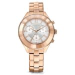 športové hodinky octea lux švajčiarska výroba, kovový náramok, tón ružového zlata, povrchová úprava v tóne ružového zlata B8ZNT1190 Swarovski príslušenstvo