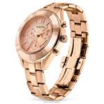 športové hodinky octea lux švajčiarska výroba, kovový náramok, tón ružového zlata, povrchová úprava v tóne ružového zlata B8ZNT1196 Swarovski príslušenstvo - Image 3