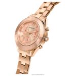športové hodinky octea lux švajčiarska výroba, kovový náramok, tón ružového zlata, povrchová úprava v tóne ružového zlata B8ZNT1196 Swarovski príslušenstvo - Image 5