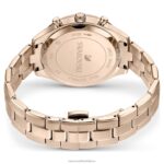 športové hodinky octea lux švajčiarska výroba, kovový náramok, zlatý tón, šampanské zlaté prevedenie B8ZNT1136 Swarovski príslušenstvo - Image 4