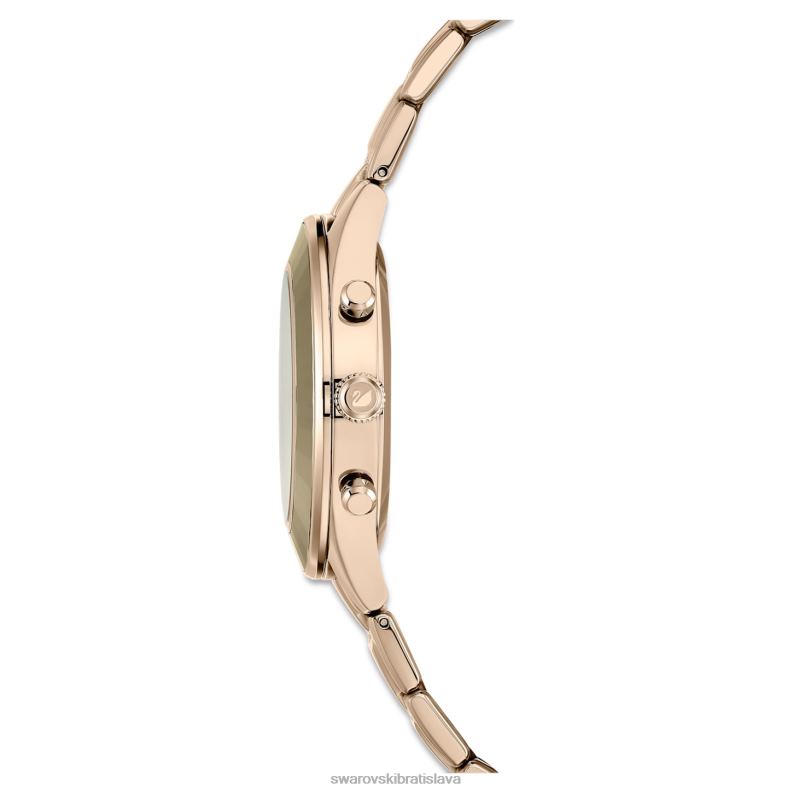 športové hodinky octea lux švajčiarska výroba, kovový náramok, zlatý tón, šampanské zlaté prevedenie B8ZNT1136 Swarovski príslušenstvo - Image 8