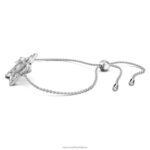 stellový náramok zmiešané rezy, hviezdicové, biele, rhodiované B8ZNT513 Swarovski šperky - Image 5