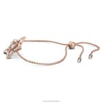stellový náramok zmiešané strihy, hviezdicové, biele, pozlátené ružovým zlatom B8ZNT524 Swarovski šperky - Image 5