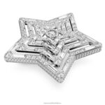 stellový prsteň zmiešané rezy, hviezdicové, biele, rhodiované B8ZNT1068 Swarovski šperky - Image 3