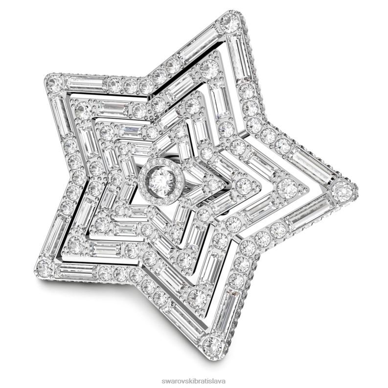 stellovy_prsten_zmiesane_rezy_hviezdicove_biele_rhodiovane_b8znt1068_swarovski_sperky.jpg stellový prsteň zmiešané rezy, hviezdicové, biele, rhodiované B8ZNT1068 Swarovski šperky - Image 1