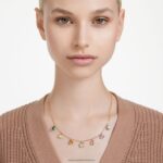 Stilla náhrdelník zmiešané strihy, viacfarebné, pozlátené B8ZNT111 Swarovski šperky - Image 2