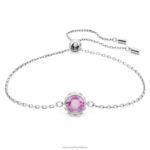Stilla náramok okrúhly výbrus, fialová, rhodiovaná B8ZNT464 Swarovski šperky