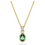Stilla prívesok hruškový rez, zelený, pozlátený B8ZNT329 Swarovski šperky