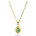 Stilla prívesok hruškový rez, zelený, pozlátený B8ZNT329 Swarovski šperky - Image 4