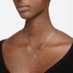 Stilla prívesok trojuholníkový strih, sivá, rhodiovaná B8ZNT254 Swarovski šperky - Image 2