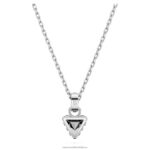 Stilla prívesok trojuholníkový strih, sivá, rhodiovaná B8ZNT254 Swarovski šperky - Image 4