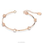 súhvezdový náramok okrúhly výbrus, biely, pozlátený ružovým zlatom B8ZNT481 Swarovski šperky - Image 3