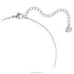 šumivý tanečný náhrdelník okrúhly výbrus, modrá, rhodiovaná B8ZNT31 Swarovski šperky - Image 3