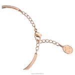 šumivý tanečný náramok okrúhly strih, fialová, pozlátená ružovým zlatom B8ZNT636 Swarovski šperky - Image 3