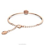šumivý tanečný náramok okrúhly strih, fialová, pozlátená ružovým zlatom B8ZNT636 Swarovski šperky - Image 5