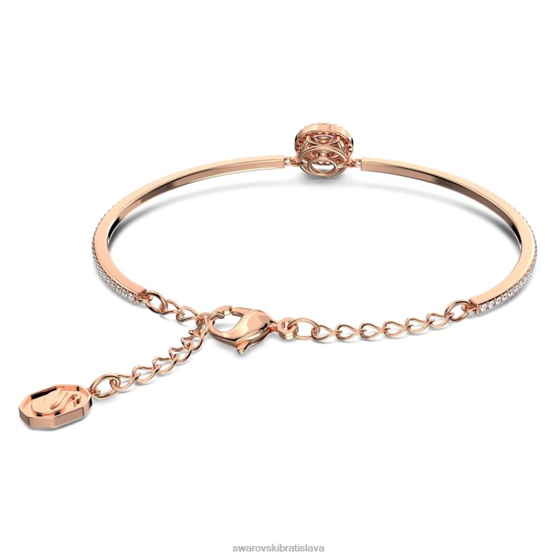 šumivý tanečný náramok okrúhly strih, fialová, pozlátená ružovým zlatom B8ZNT636 Swarovski šperky - Image 5