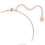 šumivý tanečný prívesok okrúhly strih, fialová, pozlátená ružovým zlatom B8ZNT295 Swarovski šperky - Image 4