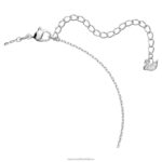 šumivý tanečný set okrúhly výbrus, modrá, rhodiovaná B8ZNT374 Swarovski šperky - Image 3