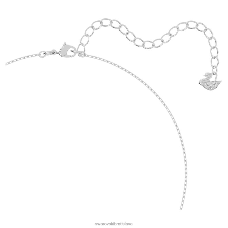 šumivý tanečný set zmiešané rezy, ďatelina, biela, rhodiované B8ZNT389 Swarovski šperky - Image 2
