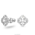 šumivý tanečný set zmiešané rezy, ďatelina, biela, rhodiované B8ZNT389 Swarovski šperky - Image 5