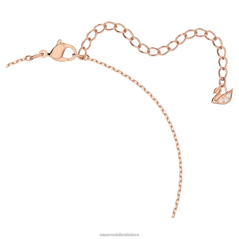 šumivý tanečný set zmiešané strihy, ďatelina, ružové, pozlátené ružovým zlatom B8ZNT390 Swarovski šperky - Image 3