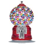 taška na žuvačky judith leiber viacfarebný B8ZNT1484 Swarovski príslušenstvo - Image 2
