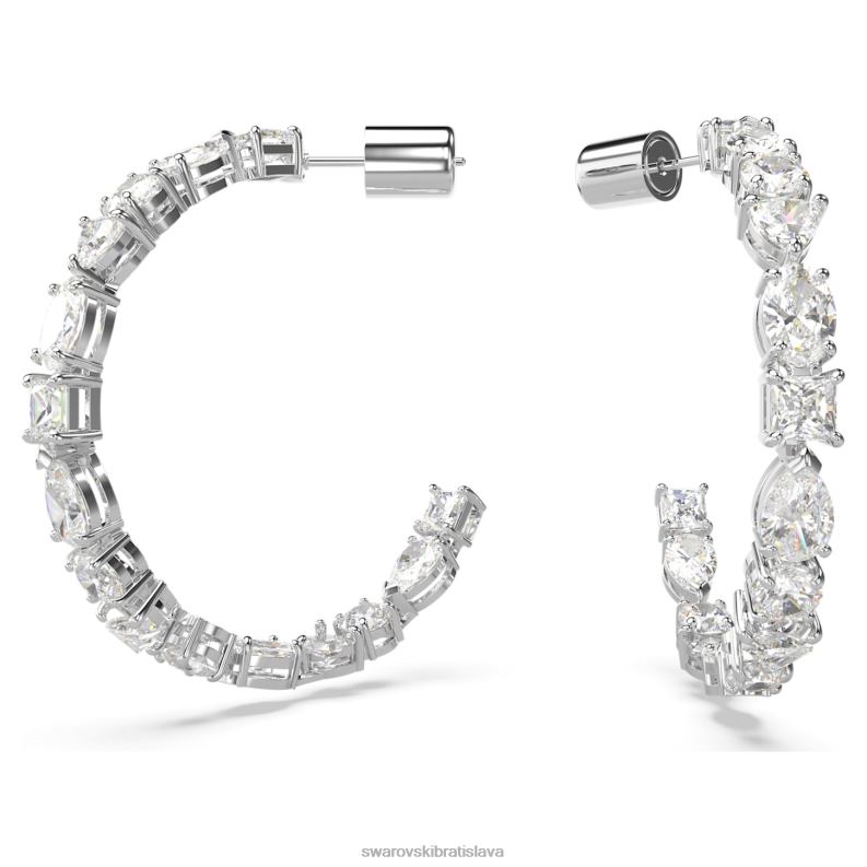 tenisove_luxusne_kruhove_nausnice_zmiesane_rezy_biele_rhodiovane_b8znt892_swarovski_sperky.jpg tenisové luxusné kruhové náušnice zmiešané rezy, biele, rhodiované B8ZNT892 Swarovski šperky - Image 1
