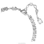 tenisový náramok matrix zmiešané rezy, zelené, rhodiované B8ZNT577 Swarovski šperky - Image 4
