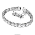 tisícročia náramok hranatý rez, biela, rhodiovaná B8ZNT555 Swarovski šperky - Image 3