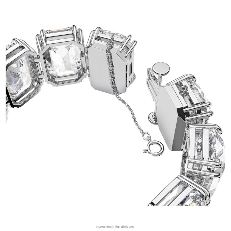 tisícročia náramok nadrozmerné kryštály, osemhranný brus, biele, rhodiované B8ZNT557 Swarovski šperky - Image 4