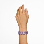 tisícročia náramok nadrozmerné kryštály, osemhranný brus, fialové, rhodiované B8ZNT563 Swarovski šperky - Image 2