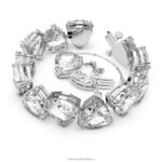 tisícročia náramok nadrozmerné kryštály, triliantový brus, biele, rhodiované B8ZNT574 Swarovski šperky - Image 3