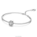 tisícročia náramok osemhranný rez, dlažba, biela, rhodiovaná B8ZNT484 Swarovski šperky - Image 3