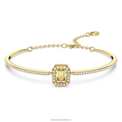 tisícročia náramok osemhranný rez, dlažba, žltá, pozlátená B8ZNT489 Swarovski šperky