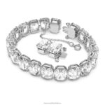 tisícročia náramok osemhranný výbrus, biely, rhodiovaný B8ZNT572 Swarovski šperky - Image 3