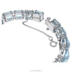 tisícročia náramok štvorcový rez, modrá, rhodiovaná B8ZNT565 Swarovski šperky - Image 4