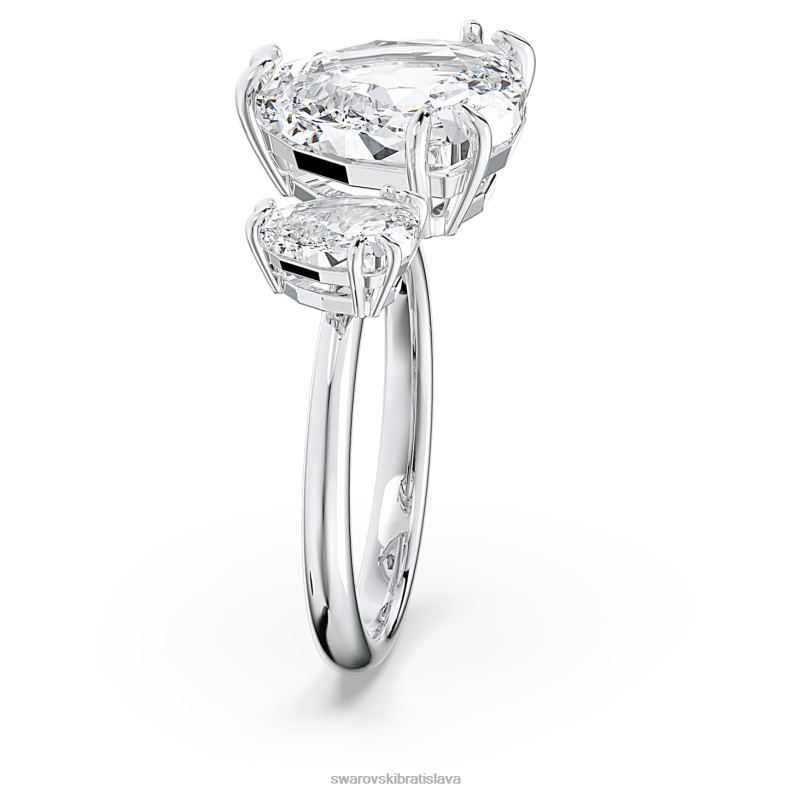tisícročia otvorený krúžok triliantový výbrus, biely, rhodiovaný B8ZNT1032 Swarovski šperky - Image 4