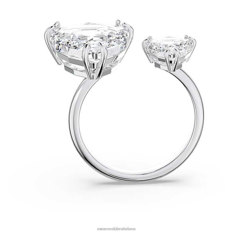 tisícročia otvorený krúžok triliantový výbrus, biely, rhodiovaný B8ZNT1032 Swarovski šperky - Image 5