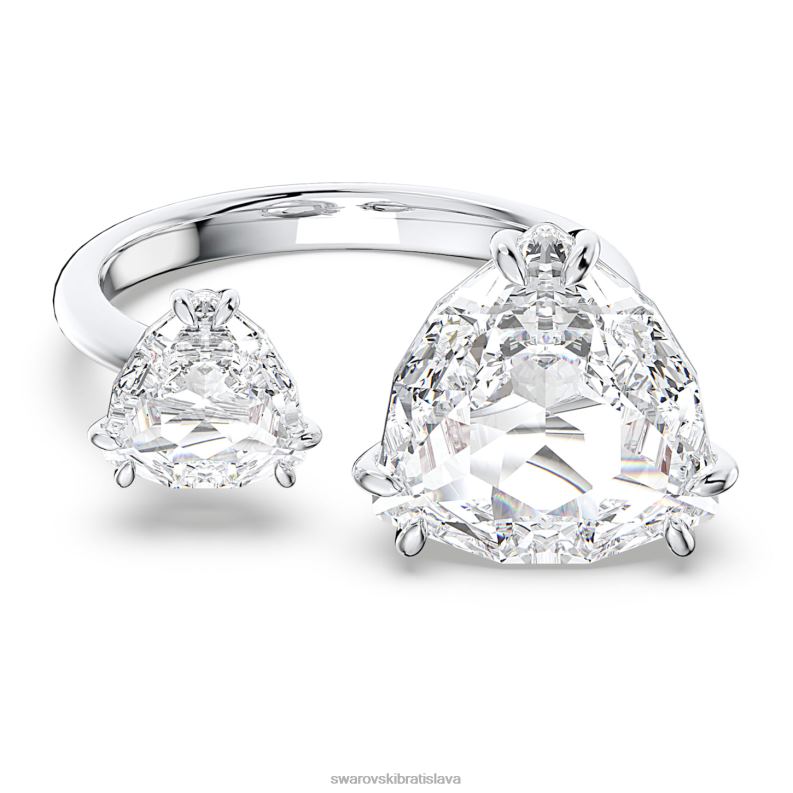 tisícročia otvorený krúžok triliantový výbrus, biely, rhodiovaný B8ZNT1032 Swarovski šperky - Image 1