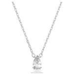 tisícročia prívesok hruškový rez, biely, rhodiovaný B8ZNT185 Swarovski šperky