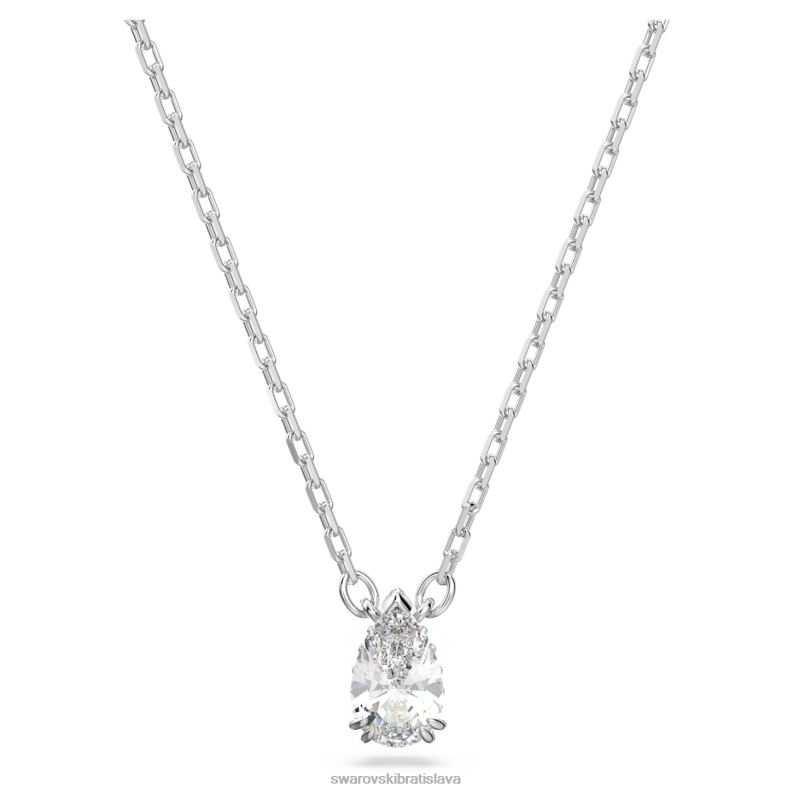 tisicrocia_privesok_hruskovy_rez_biely_rhodiovany_b8znt185_swarovski_sperky.jpg tisícročia prívesok hruškový rez, biely, rhodiovaný B8ZNT185 Swarovski šperky - Image 1