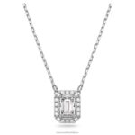 tisícročia prívesok osemhranný výbrus, biely, rhodiovaný B8ZNT41 Swarovski šperky