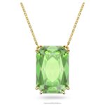 tisícročia prívesok osemhranný výbrus, zelený, pozlátený B8ZNT238 Swarovski šperky